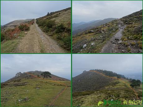 Ruta al PIEDRA REDONDA, PICO GOBIA y LA FORQUITA desde PRADO por la BIESCONA Ruta al Pico Gobia y La Forquita: Caminos de Bustaco a el Fitu