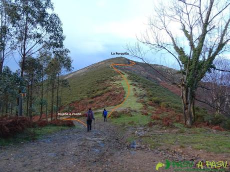 Ruta al PIEDRA REDONDA, PICO GOBIA y LA FORQUITA desde PRADO por la BIESCONA Ruta al Pico Gobia y La Forquita: Collado la Forquita