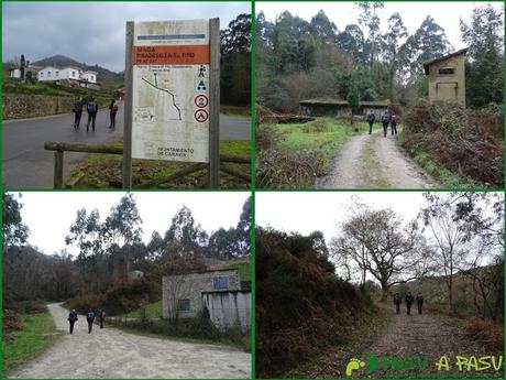 Ruta al PIEDRA REDONDA, PICO GOBIA y LA FORQUITA desde PRADO por la BIESCONA Ruta al Pico Gobia y La Forquita: subiendo a la carretera del Fitu