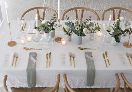 Inspiración para celebrar una boda, comunión o bautizo en casa