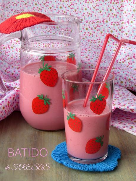 Batido de fresas