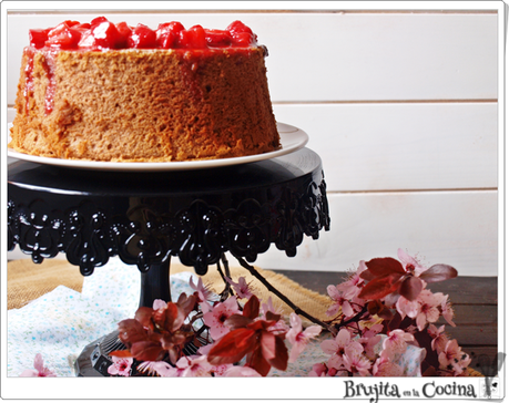 Chiffon cake de nocilla y fresas & Mi experiencia Mary Kay