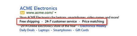 Extensiones de Leyendas en Google AdWords Extensiones de Leyendas en Google AdWords