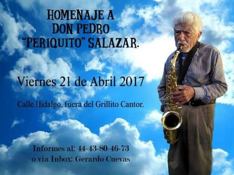Realizarán homenaje a Don Pedro Salazar en el lugar donde el tocaba
