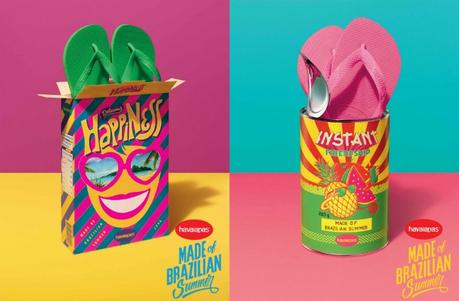 Havaianas pone color al verano con estos divertidos packagings