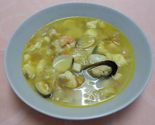 SOPA DE MARISCOS