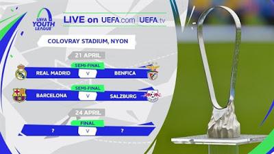 Semifinales UEFA Youth League: ¿Donde ver el Barcelona - Salzburgo y Real Madrid - Benfica?