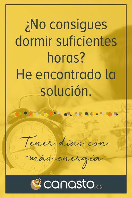 ¿No consigues dormir suficientes horas? He encontrado la solución.