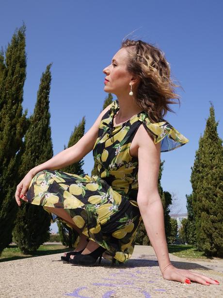 Lemon dress: vestido de fiesta Philippa & Co by Cocoa