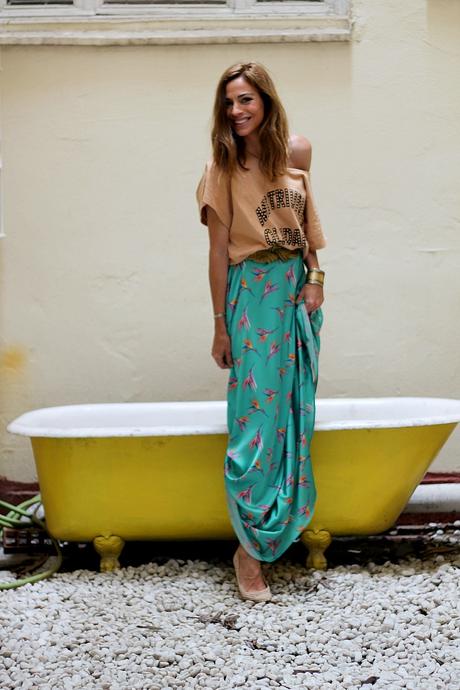 long skirt and t shirt long skirt and t shirt