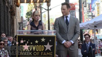 Con emoción, Chris Pratt, recibe su estrella