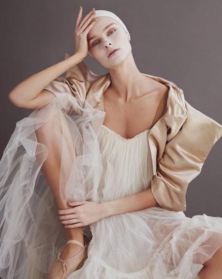 Called to the barre, otra editorial de modelos que imitan bailarinas