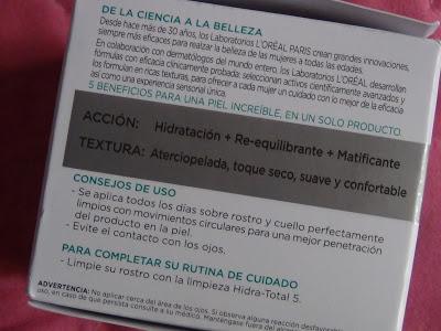 Hidratante matificante Hidra-total 5 | L´oreal