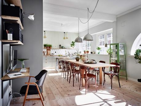 verde en la cocina tendencia 2017 verde estilismo cocina cocina nórdica cocina madera cocina gris cocina grande cocina comedor blog decoración nórdica 