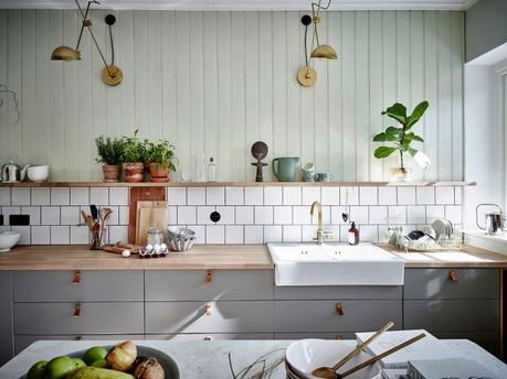 verde en la cocina tendencia 2017 verde estilismo cocina cocina nórdica cocina madera cocina gris cocina grande cocina comedor blog decoración nórdica 