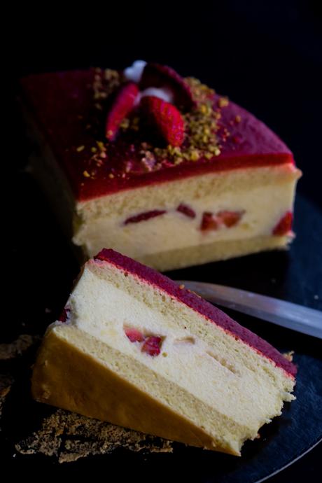 FRAISIER TARTA DE FRESA CLÁSICA FRANCESA APTA PARA CELIACOS