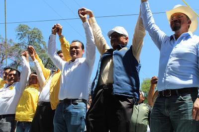 MITIN EN TEXCOCO EN APOYO A JUAN ZEPEDA CANDIDATO A GOBERNADOR DEL ESTADO DE MÉXICO