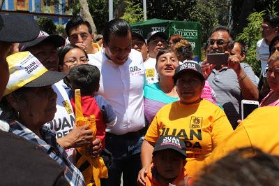 MITIN EN TEXCOCO EN APOYO A JUAN ZEPEDA CANDIDATO A GOBERNADOR DEL ESTADO DE MÉXICO