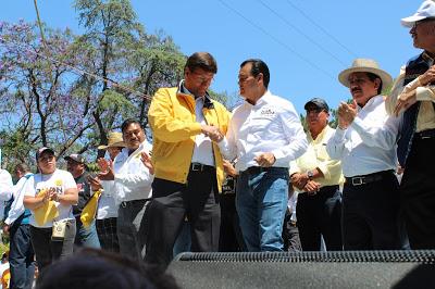 MITIN EN TEXCOCO EN APOYO A JUAN ZEPEDA CANDIDATO A GOBERNADOR DEL ESTADO DE MÉXICO