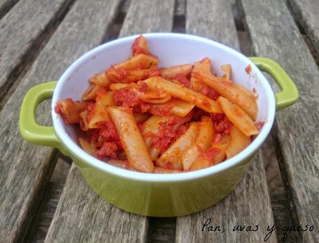 Macarrones con chorizo en Thermomix Macarrones con chorizo en Thermomix