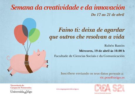 Ponencia “Faino ti” en la Facultad de Ciencias Sociais de Pontevedra Faino ti por Rubén Bastón