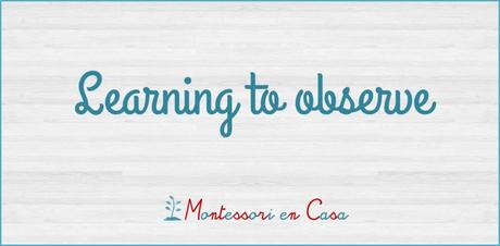 Aprender a observar – Learning to observe