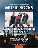 Concierto de Alien Rockin' Explosion en Hard rock café Madrid