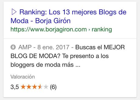 amp resultados google