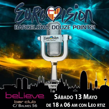 ¡Disfruta de Eurovisión en el centro e Barcelona! Barcelona Douze Points! Road to Kyiv 2017