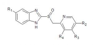 estructura básica de los inhibidores de la bomba protones estructura básica inhibidores bomba protones
