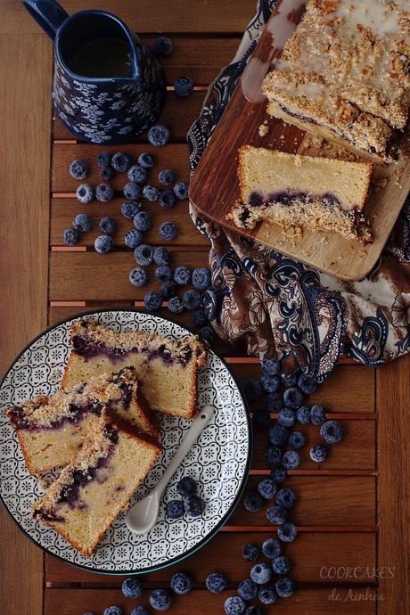 Bizcocho de Naranja con Arándanos y Streusel