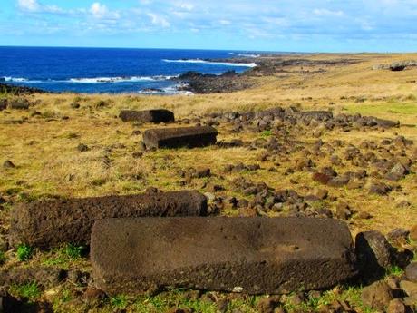 Ahu Akahanga. Rapa Nui