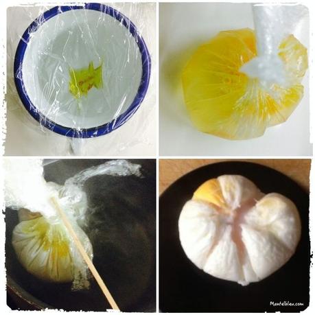 Guisantes con jamón y huevo poché Guisantes con jamón y huevo poché