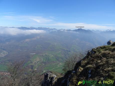 Ruta Sierra del Crespón: Vista desde Peña Escrita al Cuyargayos