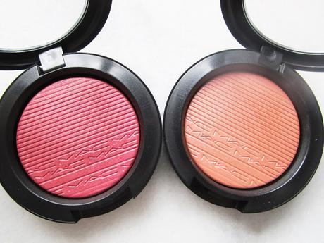 nuevos Extra Dimension Blush de MAC Cosmetics 2017 Fairly Precious y Sweets for my sweet