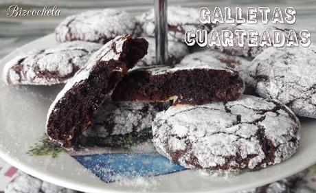 GALLETAS CUARTEADAS DE CHOCOLATE : SIN HARINA NI MANTEQUILLA