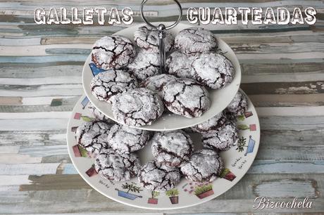 GALLETAS CUARTEADAS DE CHOCOLATE : SIN HARINA NI MANTEQUILLA