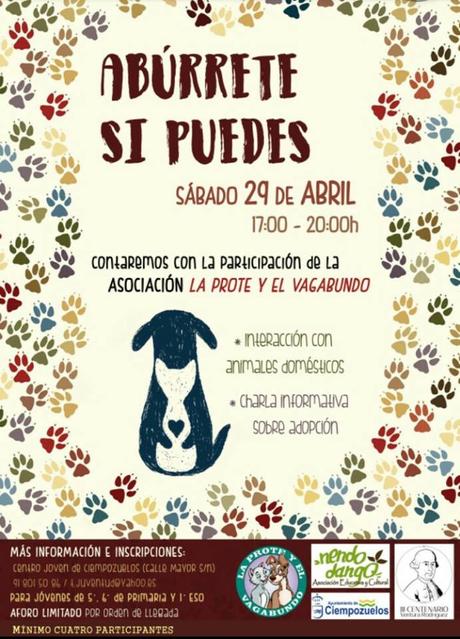 Abúrrete si puedes. 20 de Abril evento ciempozuelos