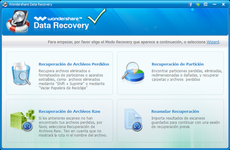 Wondershare Data Recovery v5.0.5.3,Recupera Todo tipo de Archivos Borrados en la Papelera de Reciclaje