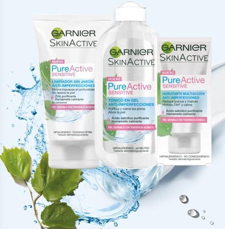 PureActive Sensitive, La Solución de Garnier SkinActive para las Pieles Sensibles y con Imperfecciones PureActive Sensitive, La Solución de Garnier SkinActive para las Pieles Sensibles y con Imperfecciones