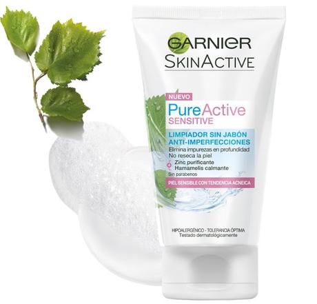PureActive Sensitive, La Solución de Garnier SkinActive para las Pieles Sensibles y con Imperfecciones PureActive Sensitive, La Solución de Garnier SkinActive para las Pieles Sensibles y con Imperfecciones
