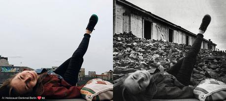Un artista transforma los selfies en el memorial del Holocausto en algo más trágico Un artista transforma los selfies en el memorial del Holocausto en algo más trágico