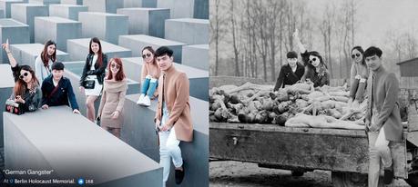 Un artista transforma los selfies en el memorial del Holocausto en algo más trágico Un artista transforma los selfies en el memorial del Holocausto en algo más trágico