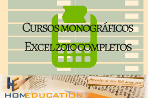 cursos monográficos de excel 2010 completos