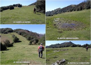 Por la cabecera del valle del Nareo (Fabarín-El Col.léu'l Oro-Col.lá Potrera-El Col.léu Felguera-El Val.le Peral)