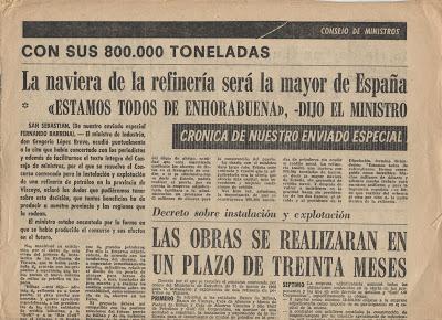 Historia condensada de la Refinería de Petróleos más grande de España - PETRONOR Historia condensada de la Refinería de Petróleos más grande de España - PETRONOR