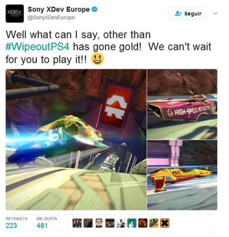 Wipeout Omega Collection Wipeout Omega Collection está terminado