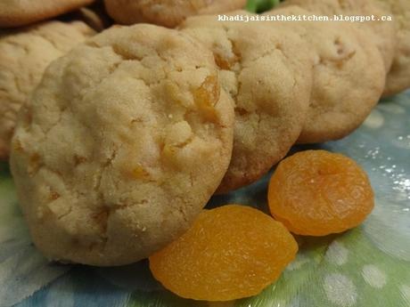 BISCUITS AUX ABRICOTS SECS / DRIED APRICOTS COOKIES / GALLETAS CON ALBARICOQUES SECOS / بسكوي بالمشمش المجفف