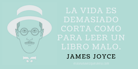 Frase de James Joyce sobre la lectura