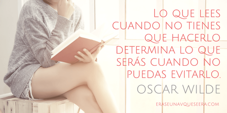 Frase de Oscar Wilde sobre la lectura